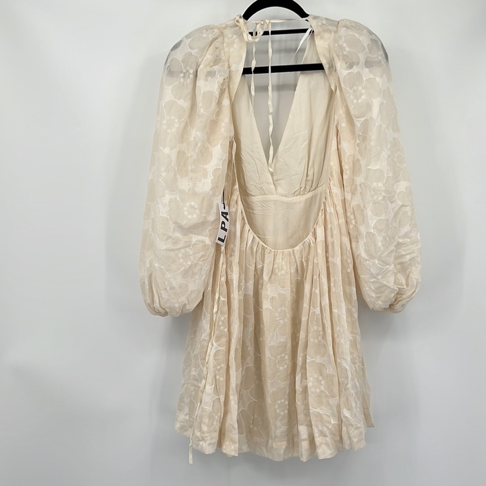 LPA Baptiste Dress in Off White Medium - Picture 9 of 10